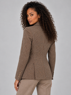 Pax | Women's Single Breasted Tailored Wool Blend Smart Casual Blazer Jacket